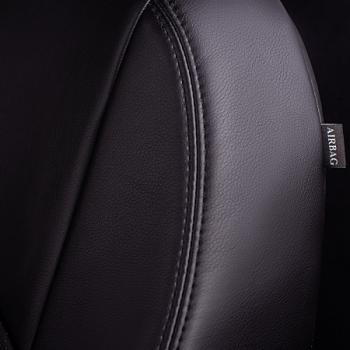 7 999 р. Комплект чехлов для сидений (ЦЗС 2Г Илана+Орегон) ТУРИН СТ Lord Autofashion  Lifan Smily  320 хэтчбэк (2010-2016) дорестайлинг (черный, вставка черная, строчка черная)  с доставкой в г. Майкоп. Увеличить фотографию 4
