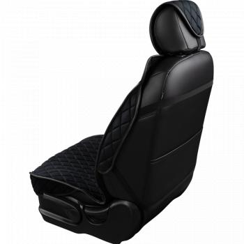 5 699 р. Накидка на сиденье (5 мест Хами) ФЕНИКС ст РОМБ Lord Autofashion   (черный, строчка черная)  с доставкой в г. Майкоп. Увеличить фотографию 3