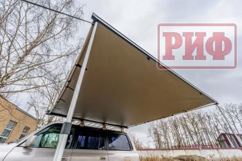 29 999 р. Маркиза автомобильная РИФ 2,13х2,5 м полуавтомат (винил) темно-серая РИФ rif5306-2025v  с доставкой в г. Майкоп. Увеличить фотографию 7