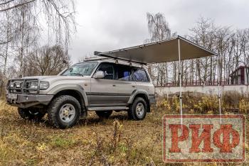 29 999 р. Маркиза автомобильная РИФ 2,13х2,5 м полуавтомат (винил) темно-серая РИФ rif5306-2025v  с доставкой в г. Майкоп. Увеличить фотографию 3