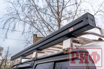 29 999 р. Маркиза автомобильная РИФ 2,13х2,5 м полуавтомат (винил) темно-серая РИФ rif5306-2025v  с доставкой в г. Майкоп. Увеличить фотографию 1