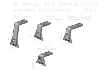 38 929 р. Багажник экспедиционный РИФ 1200х1900 мм для НИВА 5 дв.  rifnva-roof5  с доставкой в г. Майкоп. Увеличить фотографию 6