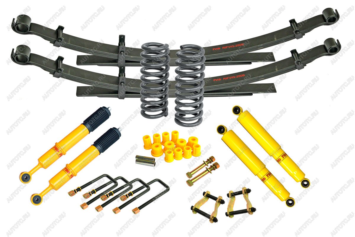 105 969 р. Лифт-комплект РИФ Toyota Hilux 2005-2014, Sollers ST6, Jac T6 лифт 45 мм средний  rif-vig-b  с доставкой в г. Майкоп