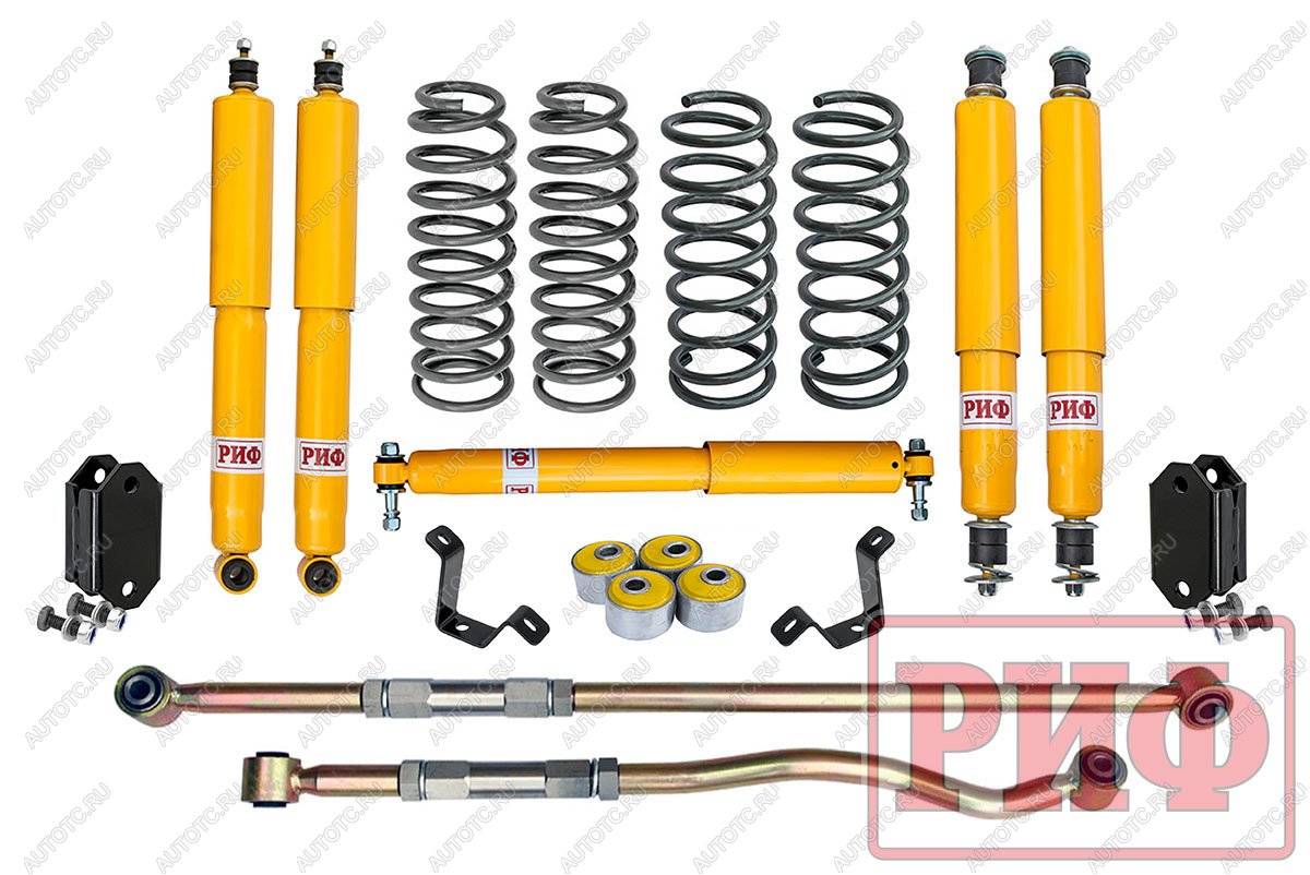 120 469 р. Лифт-комплект РИФ Toyota Land Cruiser 80105 лифт 50 мм жесткий  rif-tlc80-c  с доставкой в г. Майкоп