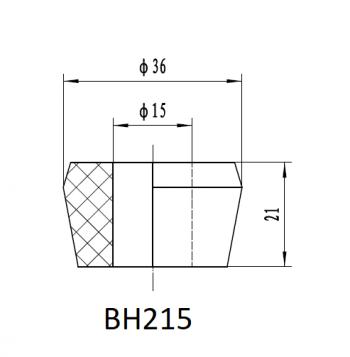 149 р. Втулка амортизатора РИФ SA215, SA208, SA212, SA231, SA276, SA278 (с маркировкой 1)  bh215  с доставкой в г. Майкоп. Увеличить фотографию 2