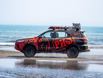 43 879 р. Багажник экспедиционный (корзина) РИФ 1200х2100 мм для Toyota Fortuner 2015+  riffrt-roof1  с доставкой в г. Майкоп. Увеличить фотографию 6