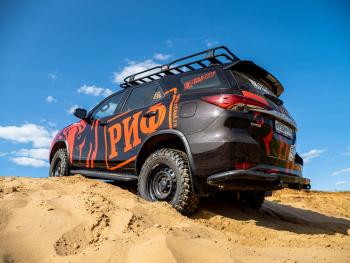 43 879 р. Багажник экспедиционный (корзина) РИФ 1200х2100 мм для Toyota Fortuner 2015+  riffrt-roof1  с доставкой в г. Майкоп. Увеличить фотографию 4