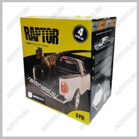 13 749 р. Покрытие защитное повышенной прочноcти RAPTOR белое, с отвердителем 2K U-POL 4л+1л  rlws4  с доставкой в г. Майкоп