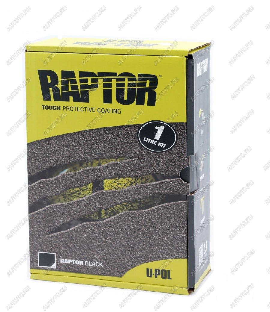 3 879 р. Покрытие защитное повышенной прочноcти RAPTOR черное, с отвердителем 2K U-POL 1л  rlbs1  с доставкой в г. Майкоп