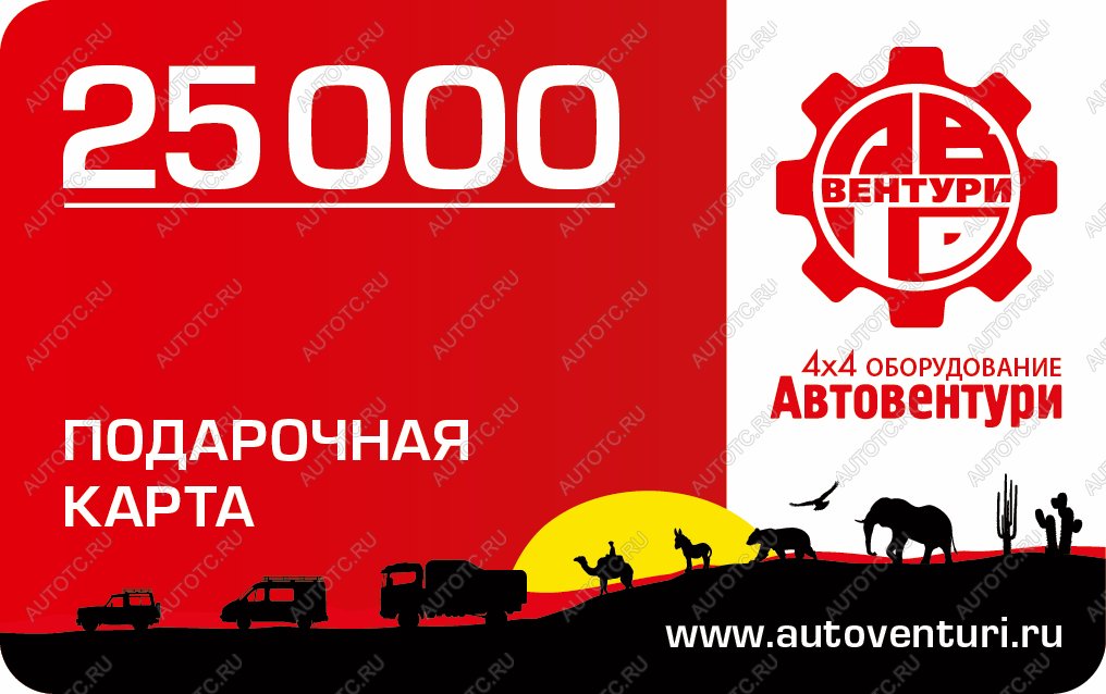 24 999 р. Карта подарочная 25000  gc25000  с доставкой в г. Майкоп
