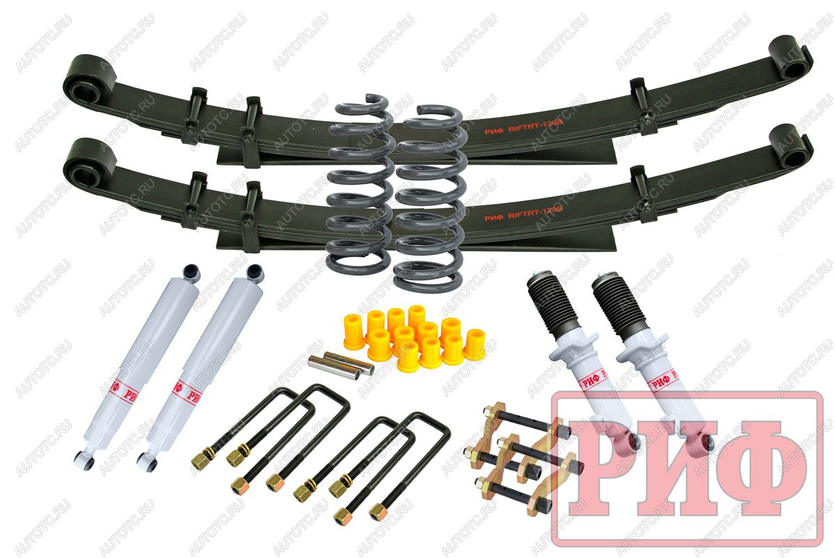 95 699 р. Лифт-комплект РИФ газовый Mitsubishi L200 2015+, Fiat Fullback 2016+ мягкий лифт 40 мм  rif-tmq-b-g  с доставкой в г. Майкоп