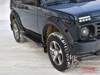 8 799 р. Расширители колёсных арок ВАЗ НИВА 4X4 URBAN 3D (передние 70 мм, задние 70 мм)  ткн-21u  с доставкой в г. Майкоп. Увеличить фотографию 2