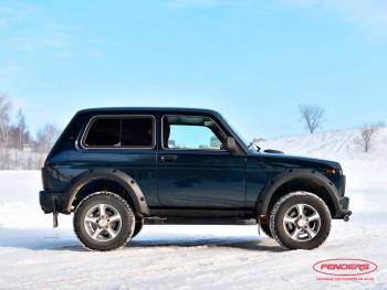 8 799 р. Расширители колёсных арок ВАЗ НИВА 4X4 URBAN 3D (передние 70 мм, задние 70 мм)  ткн-21u  с доставкой в г. Майкоп. Увеличить фотографию 1