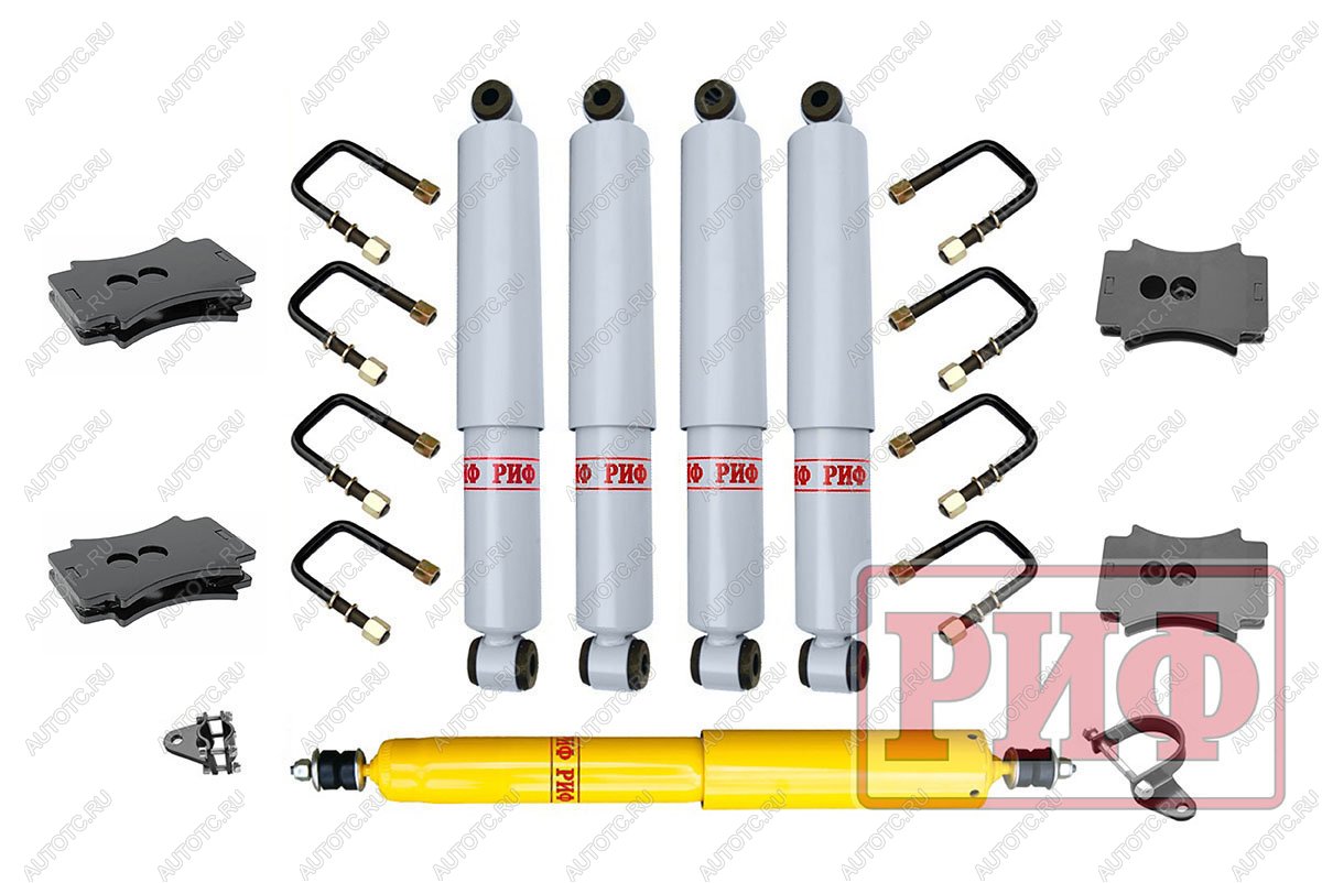 50 259 р. Лифт-комплект РИФ для ГАЗ Соболь 2018+ 30 мм  rif-gaz-2-18-g  с доставкой в г. Майкоп