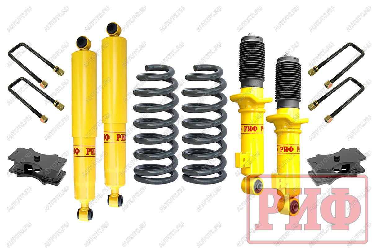 58 419 р. Лифт-комплект РИФ лайт Mitsubishi L200 2015+, Fiat Fullback 2016+ лифт 50 мм  rif-tmq-c-lite  с доставкой в г. Майкоп