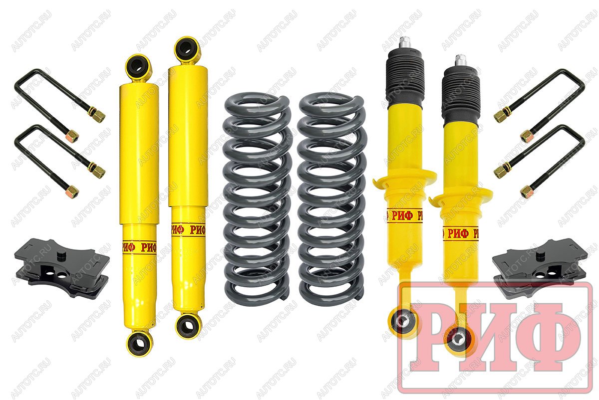 66 269 р. Лифт-комплект РИФ лайт Toyota Hilux 2005-2014, Sollers ST6, Jac T6 лифт 40 мм  rif-vig-b-lite  с доставкой в г. Майкоп