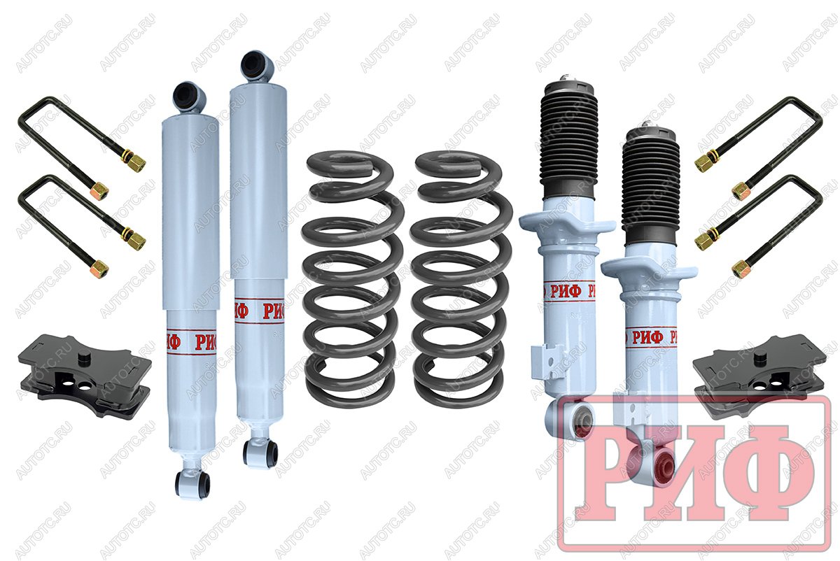51 099 р. Лифт-комплект РИФ лайт газовый Mitsubishi L200 2015+, Fiat Fullback 2016+ лифт 40 мм  rif-tmq-b-g-lite  с доставкой в г. Майкоп