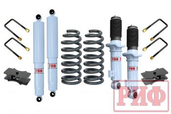 52 859 р. Лифт-комплект РИФ лайт газовый Mitsubishi L200 2005-2015 лифт 40 мм  rif-trt-b-g-lite  с доставкой в г. Майкоп. Увеличить фотографию 1