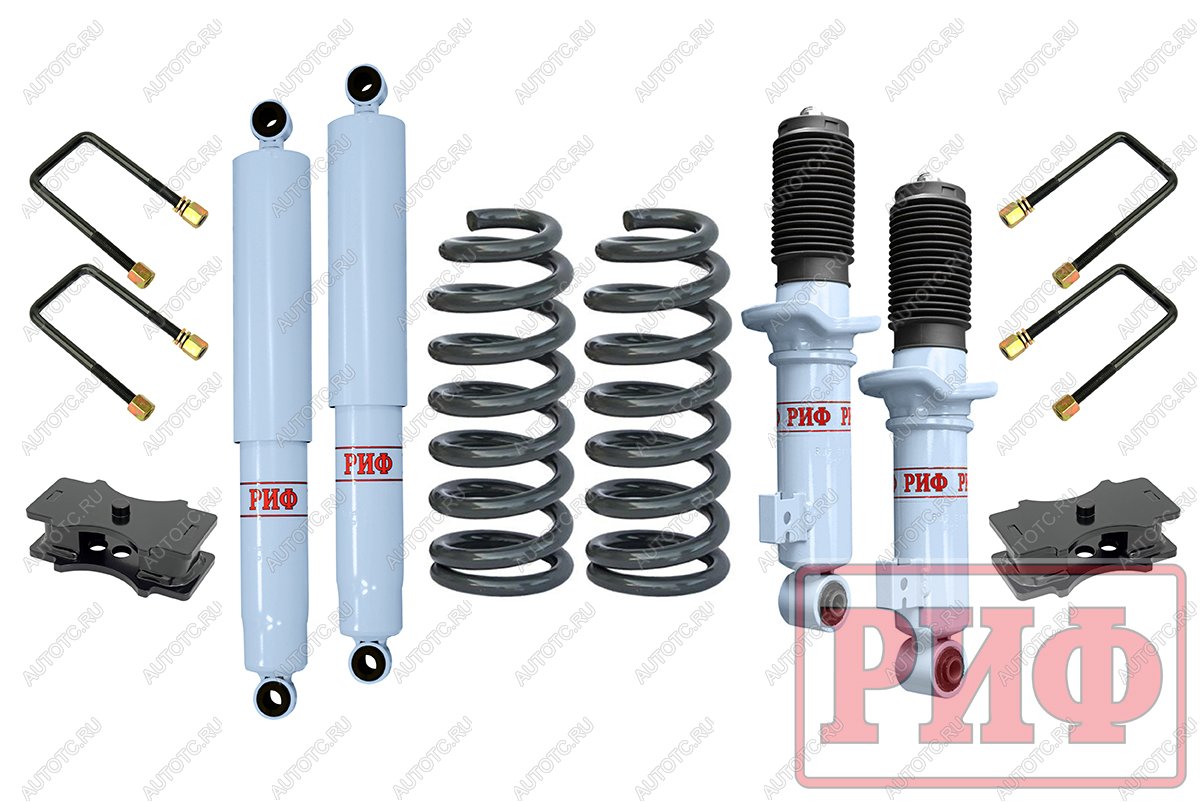 52 859 р. Лифт-комплект РИФ лайт газовый Mitsubishi L200 2005-2015 лифт 40 мм  rif-trt-b-g-lite  с доставкой в г. Майкоп
