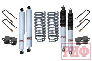 43 509 р. Лифт-комплект РИФ лайт газовый УАЗ Патриот лифт 60 мм  rif-patr-c-g-lite  с доставкой в г. Майкоп. Увеличить фотографию 1