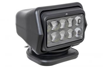 6 279 р. Фара-искатель 12V 50W LED с дистанционным управлением, черный (180х180х175мм) на магните  ch015-50w-bl  с доставкой в г. Майкоп. Увеличить фотографию 2