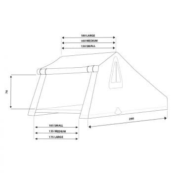 287 979 р. Палатка на крышу автомобиля AUTOHOME OVERZONE SMALL STANDARD, тент песочный, лестница 220 мм  oz01  с доставкой в г. Майкоп. Увеличить фотографию 29