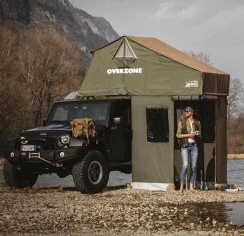 85 039 р. Тамбур к палатке AUTOHOME OVERZONE SMALL STANDARD, тент песочный, высота 220 см  oz05a-3s  с доставкой в г. Майкоп. Увеличить фотографию 2