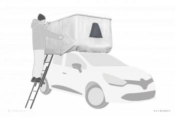 21 429 р. Тент внешний для автопалатки AUTOHOME MAGGIOLINA AIRLANDER PLUS SMALL  m10as-xl  с доставкой в г. Майкоп. Увеличить фотографию 2