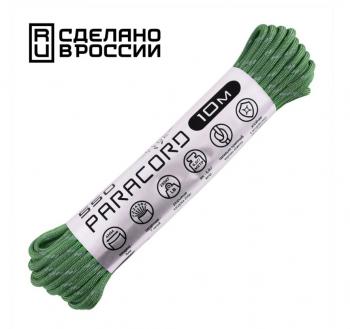 379 р. Паракорд 550 CORD nylon 10м световозвращающий (ultragreen)  550.n10.lm.ug  с доставкой в г. Майкоп. Увеличить фотографию 1