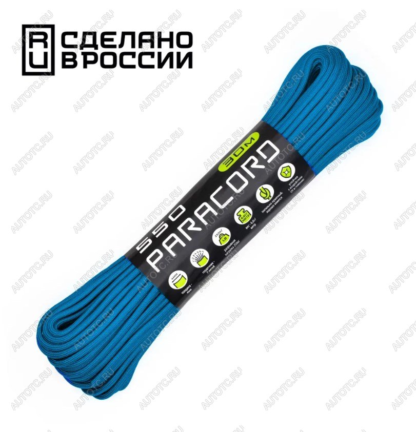 679 р. Паракорд 550 CORD nylon 30м (blue)  550.n30.l.bl  с доставкой в г. Майкоп