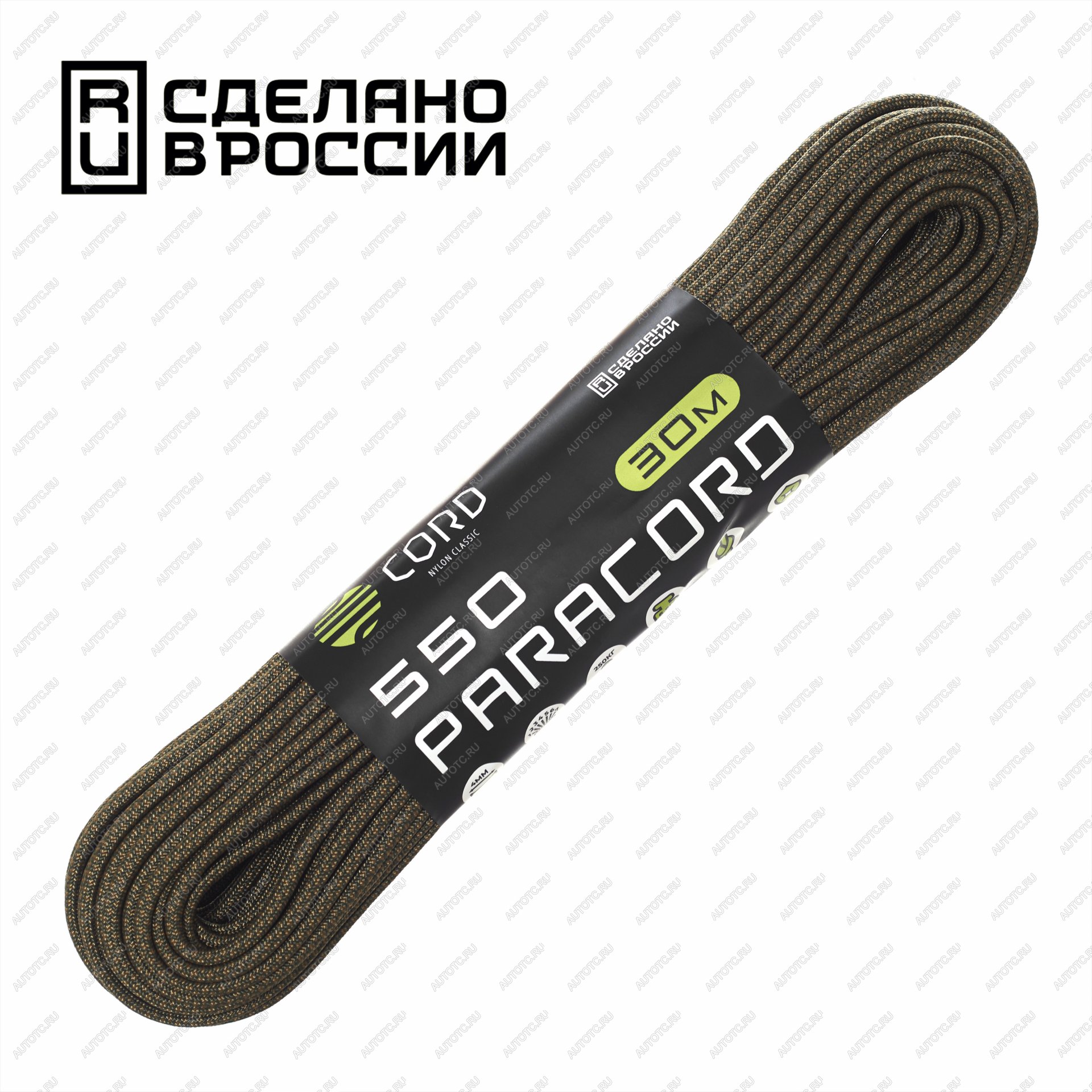 659 р. Паракорд 550 CORD nylon 30м (tactical snake coyote)  550.n30.l.tsc  с доставкой в г. Майкоп