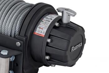 202 299 р. Лебёдка электрическая 24V Runva 25000 lbs влагозащищенная, стальной трос  ewb25000s24v  с доставкой в г. Майкоп. Увеличить фотографию 3