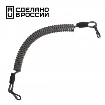 399 р. Страховочный тренчик CORD из паракорда с 2 карабинами (grey)  tr.kk.g  с доставкой в г. Майкоп. Увеличить фотографию 1