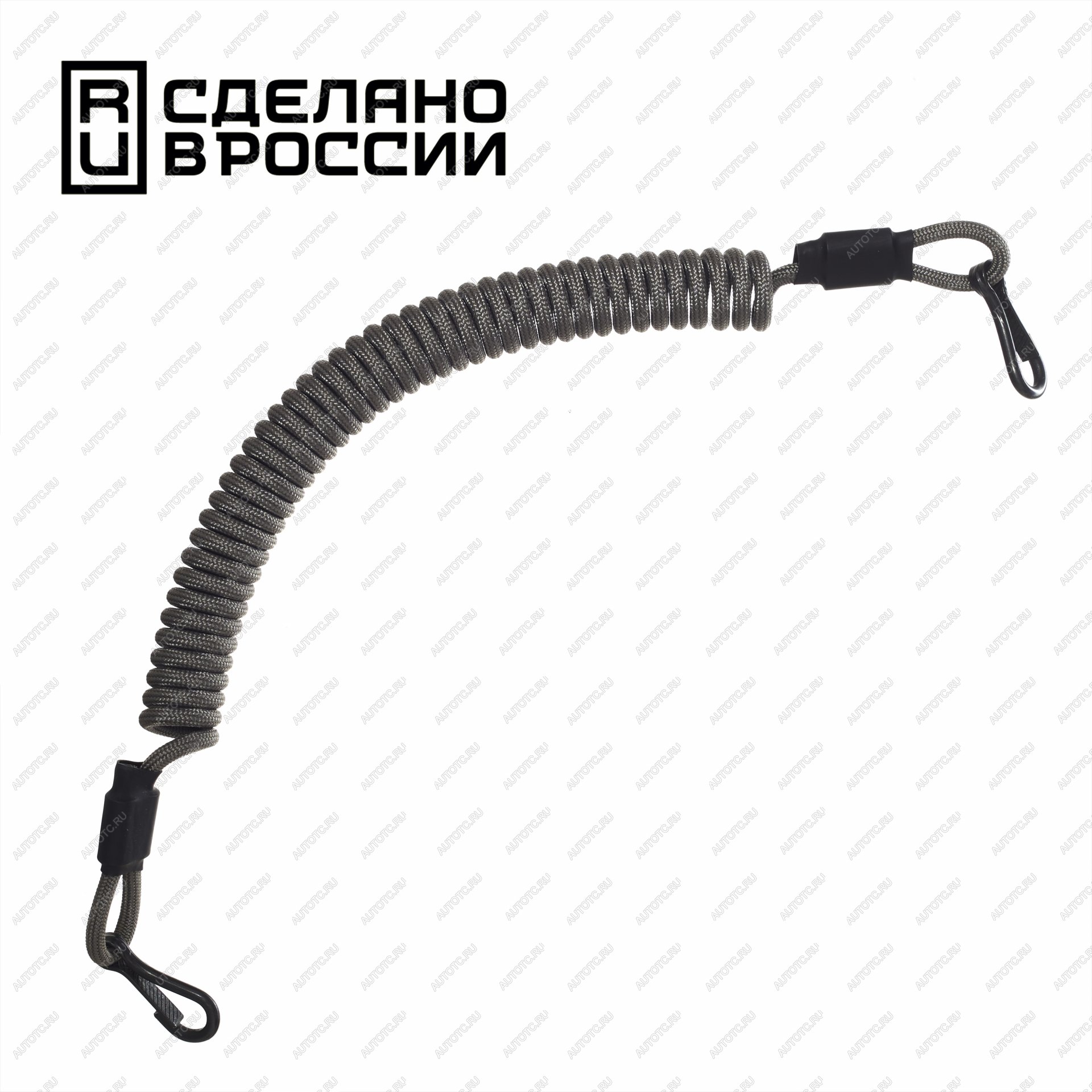 399 р. Страховочный тренчик CORD из паракорда с 2 карабинами (grey)  tr.kk.g  с доставкой в г. Майкоп