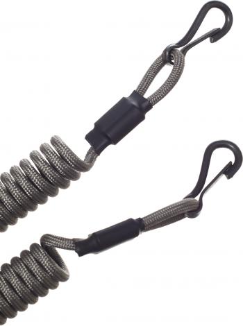 399 р. Страховочный тренчик CORD из паракорда с 2 карабинами (grey)  tr.kk.g  с доставкой в г. Майкоп. Увеличить фотографию 3