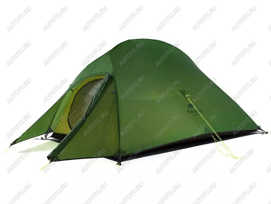4 569 р. Палатка Naturehike Cloud Up 2-местная, алюминиевый каркас, темно-зеленый (уценка)  nh17t001-t-tbgr_u  с доставкой в г. Майкоп