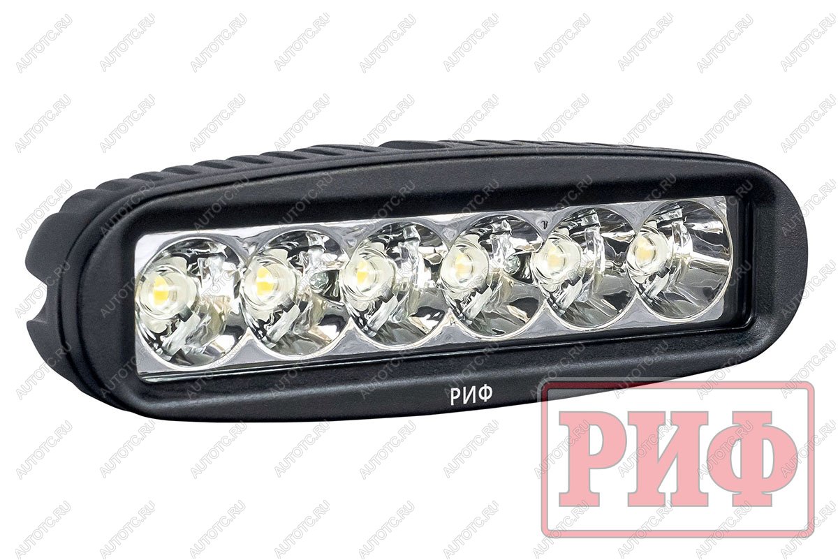 999 р. Светодиодная фара дальнего света РИФ 160 мм 18W LED (уценка)  sm-6180p_u  с доставкой в г. Майкоп