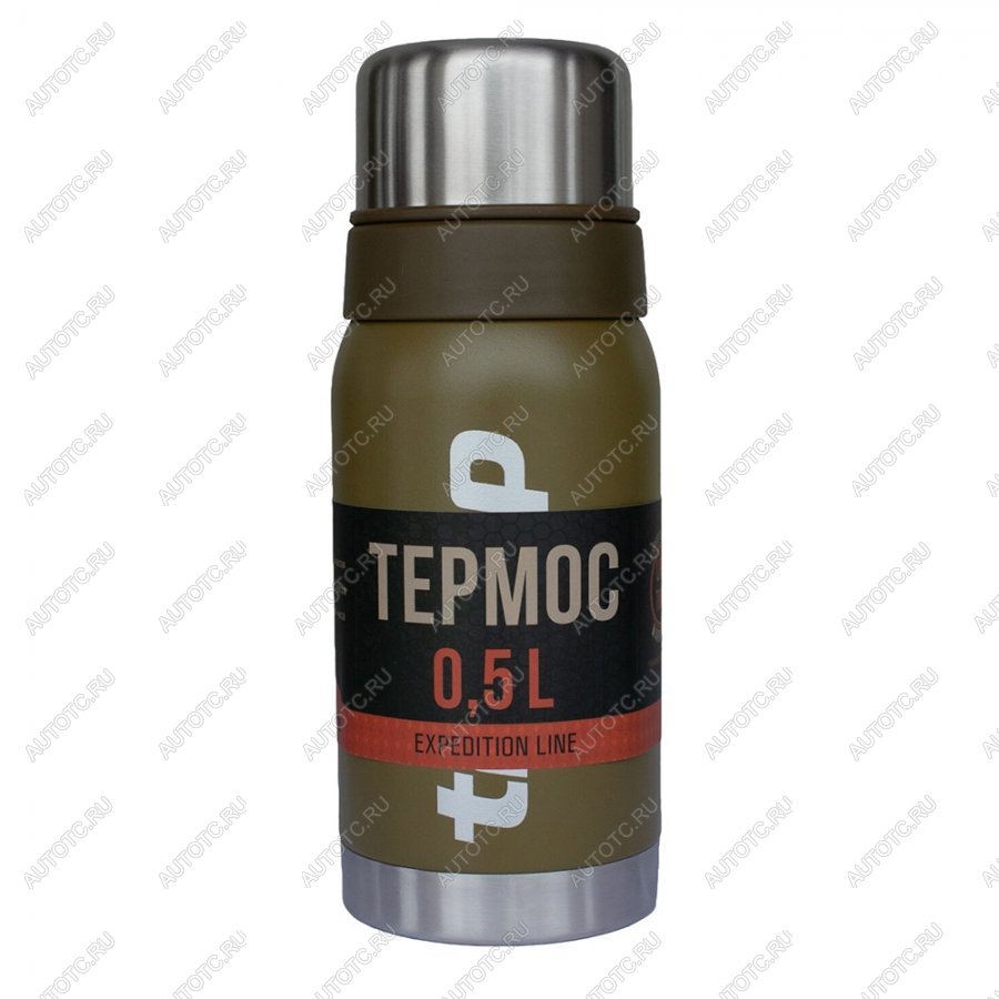 1 629 р. Термос TRAMP Expedition line 0,5 л., Оливковый  trc-030-6050  с доставкой в г. Майкоп