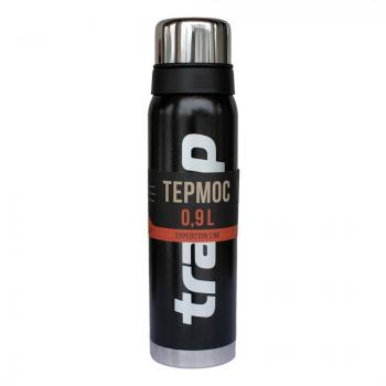 1 979 р. Термос TRAMP Expedition line 0.9 л., Черный  trc-027-9009  с доставкой в г. Майкоп. Увеличить фотографию 1