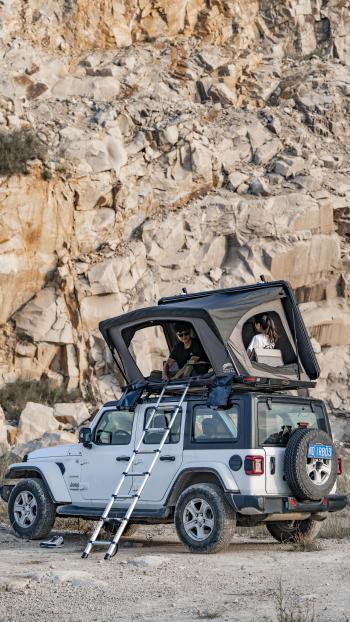 169 999 р. Палатка на крышу автомобиля Wild Land Desert Cruiser 140  201042  с доставкой в г. Майкоп. Увеличить фотографию 3