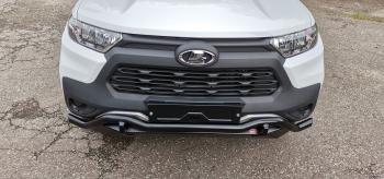 38 319 р. Бампер РИФ силовой передний Lada Niva Travel с защитой радиатора  rif123-10076  с доставкой в г. Майкоп. Увеличить фотографию 9
