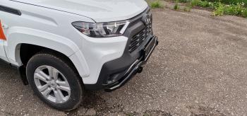 38 319 р. Бампер РИФ силовой передний Lada Niva Travel с защитой радиатора  rif123-10076  с доставкой в г. Майкоп. Увеличить фотографию 38