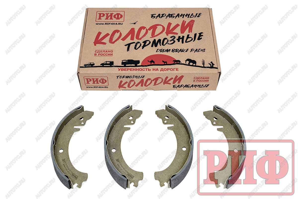 989 р. Колодки тормозные задние РИФ ВАЗ НИВА (2101-3502090)  rif2101-3502090rdp  с доставкой в г. Майкоп