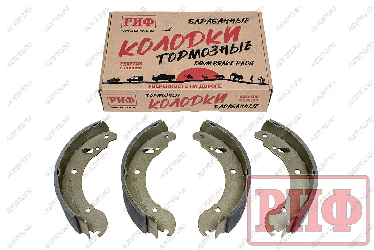 1 689 р. Колодки тормозные задние РИФ для ГАЗ Соболь (3302-3502090)  rif3302-3502090rdp  с доставкой в г. Майкоп