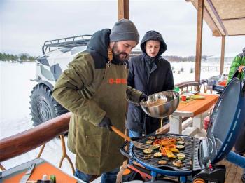 5 609 р. Фартук O-GRILL  grillapron  с доставкой в г. Майкоп. Увеличить фотографию 8