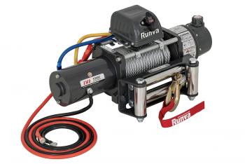 54 239 р. Лебёдка электрическая двухскоростная 12V Runva 10000 lbs 4500 кг  ewd10000s  с доставкой в г. Майкоп. Увеличить фотографию 1