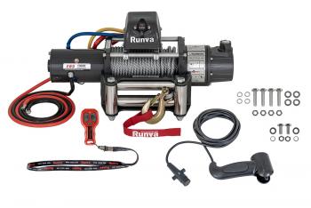 54 239 р. Лебёдка электрическая двухскоростная 12V Runva 10000 lbs 4500 кг  ewd10000s  с доставкой в г. Майкоп. Увеличить фотографию 5