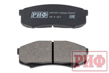 1 039 р. Колодки тормозные задние РИФ Toyota LC 105,120, Mitsubishi Pajero 3, 4 OEM 04466-60020, 04466-60010 , 4605A448  riftoy-04466-60020  с доставкой в г. Майкоп. Увеличить фотографию 3