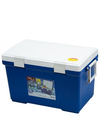 11 639 р. Термобокс IRIS Cooler Box CL-45, 45 литров, синийбелый  cl45  с доставкой в г. Майкоп. Увеличить фотографию 2
