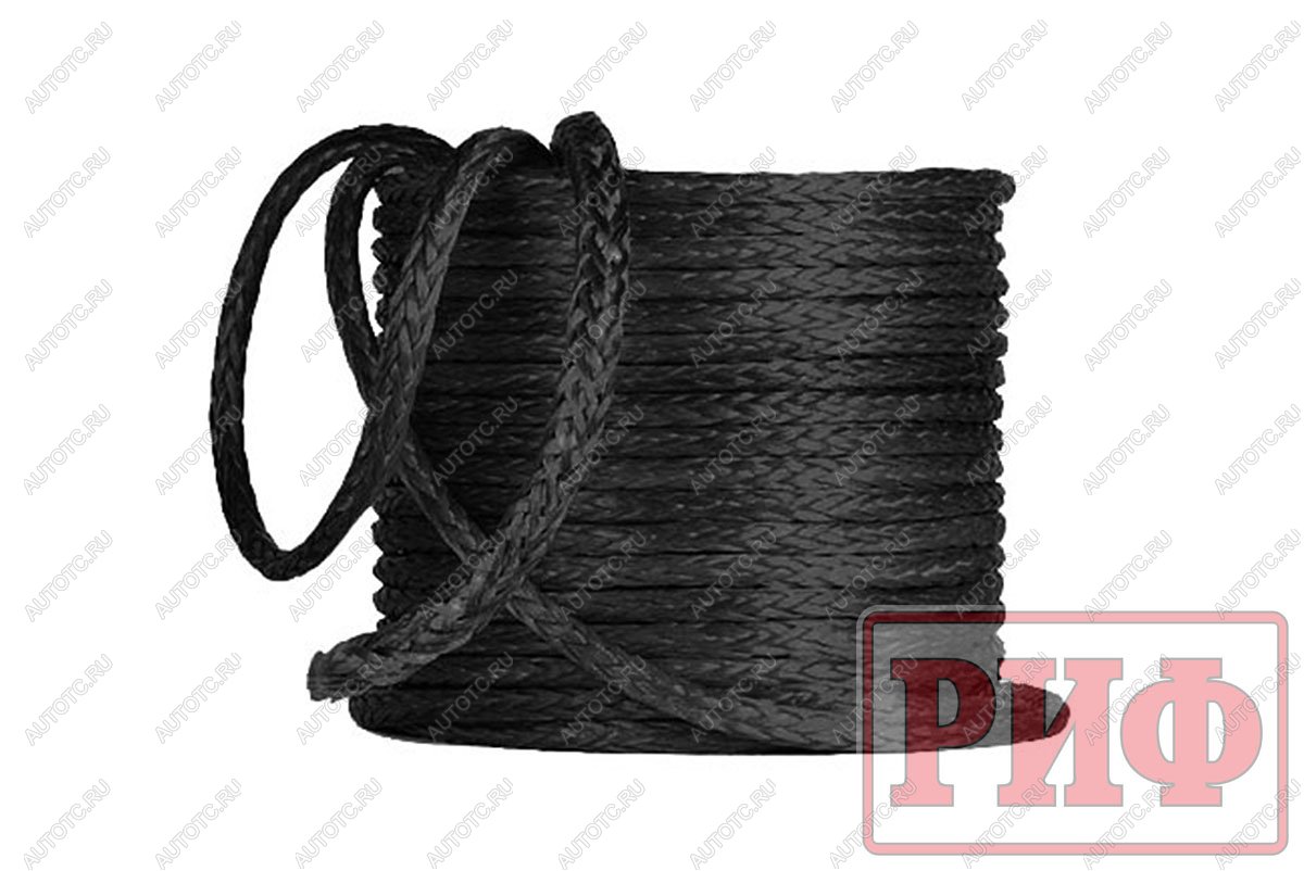 319 р. Трос для лебедки синтетический РИФ 11 мм черный  rope11bl  с доставкой в г. Майкоп